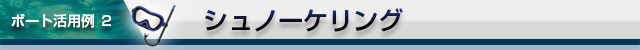 キャプテンハワイのスノーケル